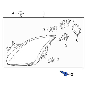Mercury OE - Headlight Mounting Bolt