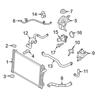 Mercury OE - Cooling - Radiator & Components