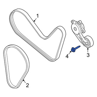 Mercury OE - Belt Tensioner Bolt