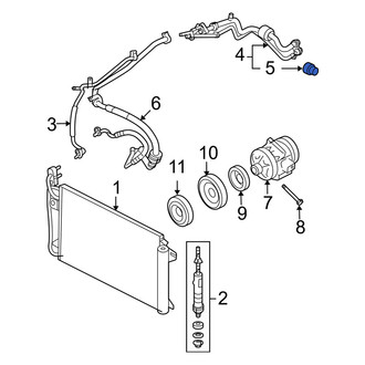 Mercury OE - A/C Clutch Cycle Switch