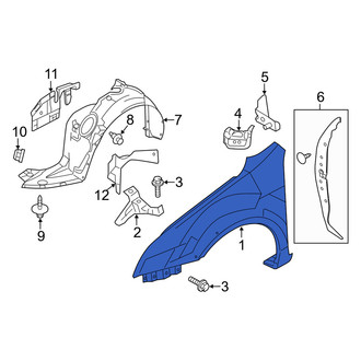 Mercury OE - Front Right Fender