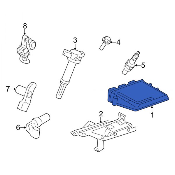 mercury-oe-au7z12a650na-engine-control-module-ecm