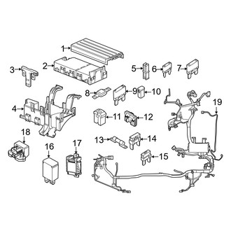 Mercury OE - Electrical - Fuse & Relay (Engine Compartment), (Flex / Gas)