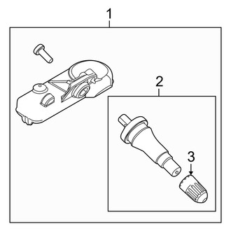 Mercury OE - Electrical - Tire Pressure Monitor Components (Base / Premier)