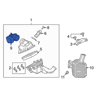 Mercury OE - Engine Air Intake Hose