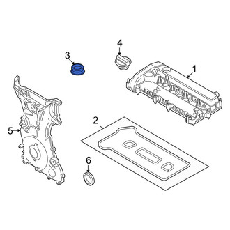 Mercury OE - Engine Valve Cover Washer Seal