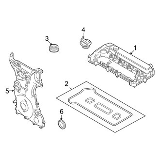Mercury OE - Engine - Valve & Timing Covers
