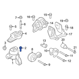 Mercury OE - Engine Mount Bolt
