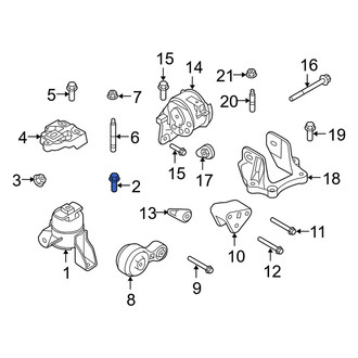 Mercury OE - Engine Mount Bolt