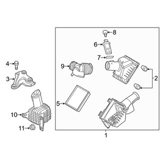 Mercury OE - Engine / Transaxle - Air Intake (3.0L)