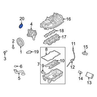 Mercury OE - Fuel Injection Plenum Gasket