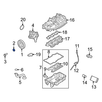 Mercury OE - Engine Crankshaft Washer