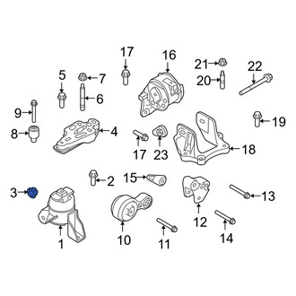 Mercury OE - Automatic Transmission Mount Nut