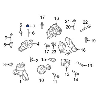 Mercury OE - Automatic Transmission Mount Nut