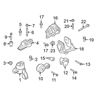 Mercury OE - Engine / Transaxle - Engine & Transmission Mounting (3.0L)