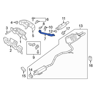 Mercury OE - Exhaust Pipe