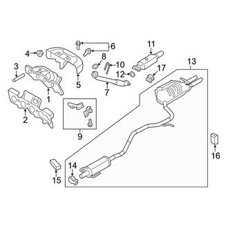 Mercury OE - Exhaust System - Exhaust Components