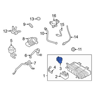 Mercury OE - Vapor Canister Purge Solenoid