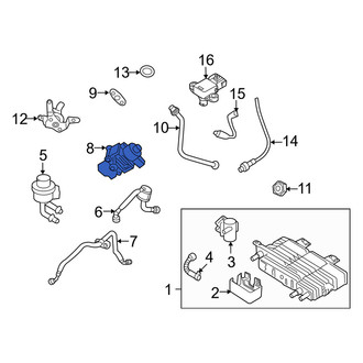 Mercury OE - Exhaust Gas Recirculation (EGR) Valve