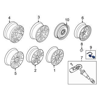 Mercury OE - Wheel Lock Set