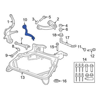 Mercury OE - Front Lower Forward Suspension Control Arm