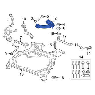Mercury OE - Front Right Lower Rearward Suspension Control Arm