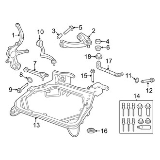 Mercury OE - Front Suspension - Suspension Components