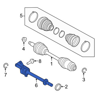 Mercury OE - Front CV Intermediate Shaft