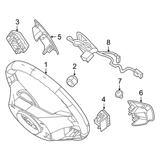 Mercury OE - Steering Wheel & Trim (Flex / Gas)