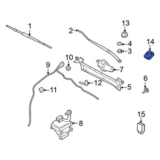 Mercury OE - Front Rain Sensor Cover