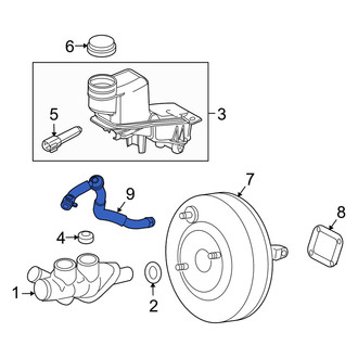 Mercury OE - Brake Vacuum Hose