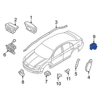 Mercury OE - Front Air Bag Impact Sensor