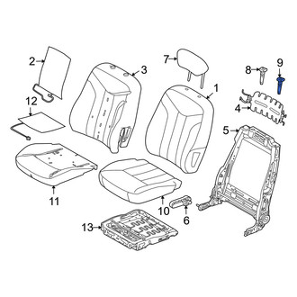 Mercury OE - Front Right Headrest Guide