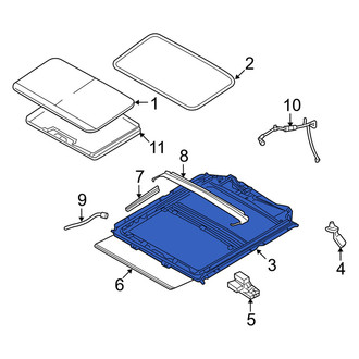 Mercury OE - Sunroof Frame