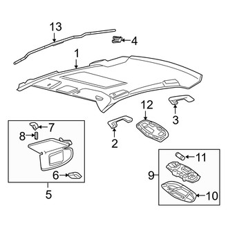 Mercury OE - Roof - Interior Trim (Flex / Gas)