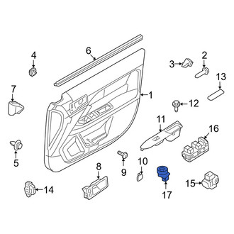Mercury OE - Front Door Mirror Switch