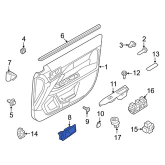 Mercury OE - Front Left Interior Door Handle Trim