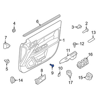 Mercury OE - Rear Door Interior Handle Trim Bolt