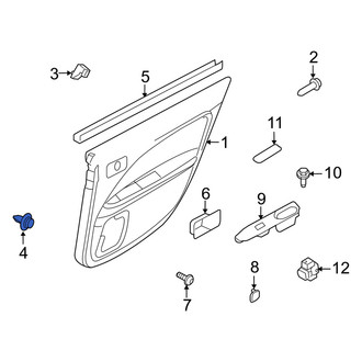 Mercury OE - Rear Door Interior Trim Panel Retainer