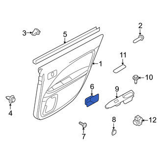 Mercury OE - Front Left Interior Door Handle Trim