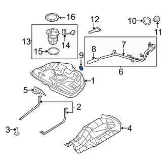 Mercury OE - Fuel Filler Hose Clamp