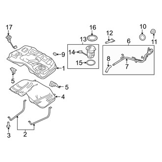 Mercury OE - Fuel System Components (AWD)