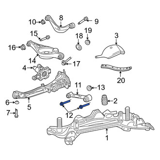 Mercury OE - Rear Upper Suspension Control Arm Bolt