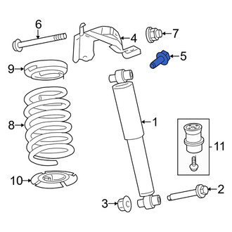 Mercury OE - Suspension Shock Absorber Bolt