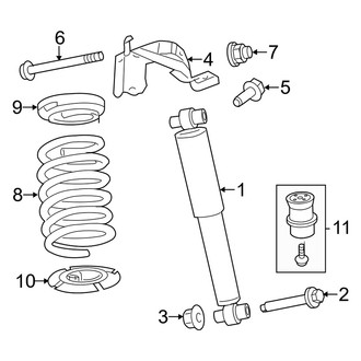 Mercury OE - Rear Suspension - Shocks & Components (FWD)