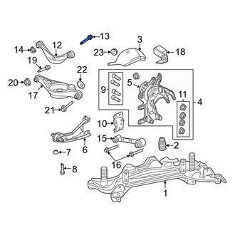Mercury OE - Lateral Arm Bolt