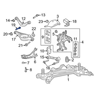 Mercury OE - Upper Suspension Shock Absorber Mounting Bolt