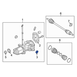Mercury OE - Left CV Axle Shaft Seal