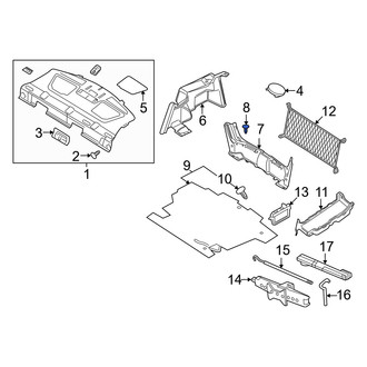 Mercury OE - Partition Panel Clip