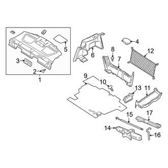 Mercury OE - Rear Body & Floor - Interior Trim (Flex / Gas)